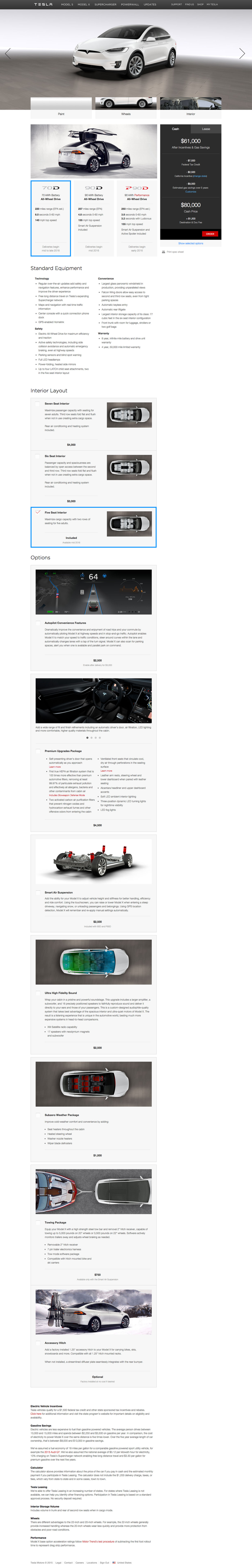 Illustration for article titled Whoa There Dreamers: Tesla Model X Configurator Is Invite Only